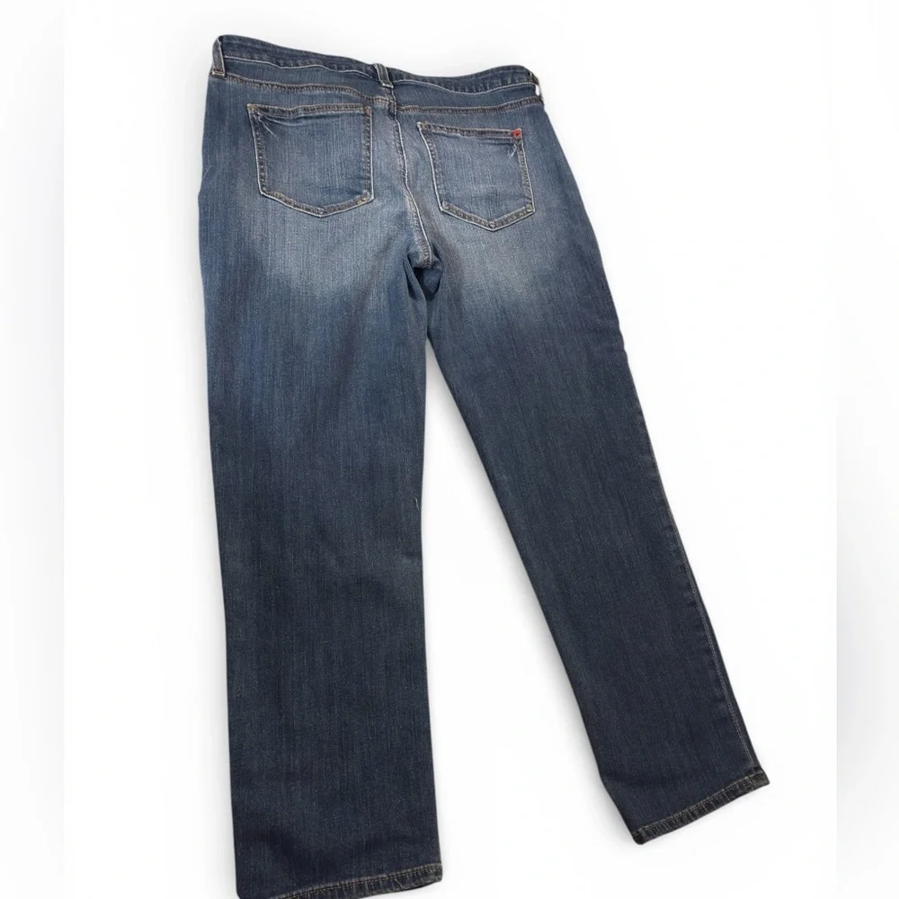 Spanx The Slim-X High Rise Ankle Jeans Medium Wash Slimming Denim Size 29